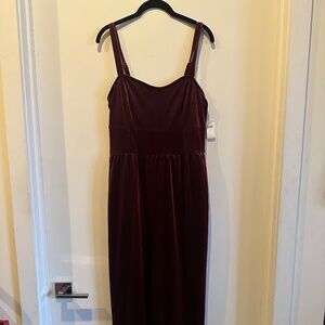 NWT Old Navy Velvet Jumpsuit Large